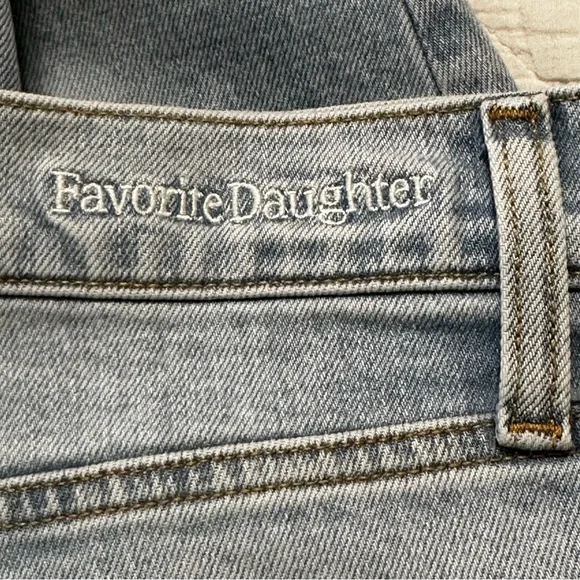 Favorite Daughter NWT Valentina Super High Rise Cigarette Jeans Malibu Clean
